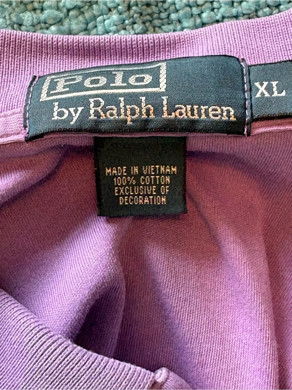 Polo Ralph Lauren Purple Polo Shirt with Orange Pony Logo | Men’s Size XL